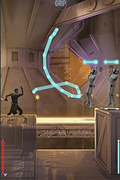 Screenshot: Star Wars: The Force Unleashed (I-Phone)