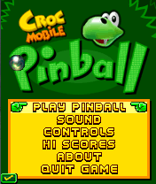 Screenshot: Croc Pinball