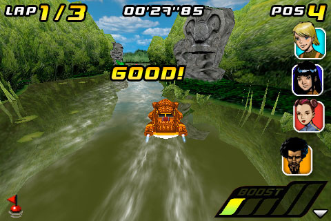 Screenshot: Powerboat Challenge (iPhone)