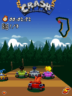 Screenshot: Crash  Bandicoot: Nitro Kart