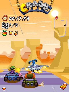 Screenshot: Crash  Bandicoot: Nitro Kart