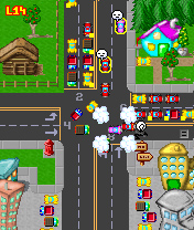 Screenshot: Donald Duck's Traffic Chaos