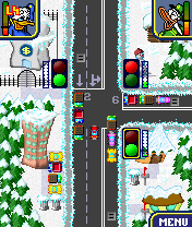 Screenshot: Donald Duck's Traffic Chaos