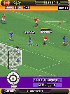 Screenshot: Real Football: Manager Edition 2009