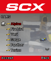 Screenshot: SCX Handyspiel