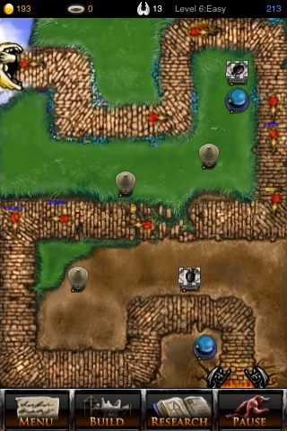 Screenshot: Tap Defense