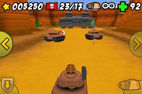 Screenshot: Toy Tanks 3D