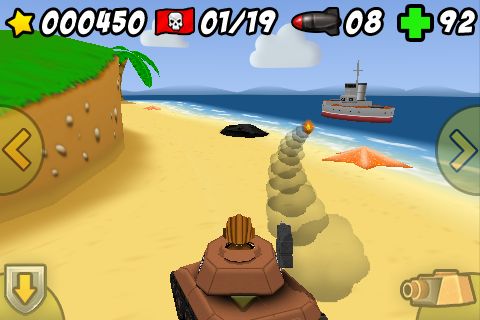 Screenshot: Toy Tanks 3D