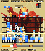 Screenshot: Lumines Mobile