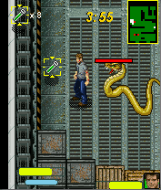 Screenshot: Snakes on a Plane