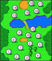Screenshot: Rayman Golf