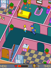 Screenshot: The Simpsons - Kernschmelze