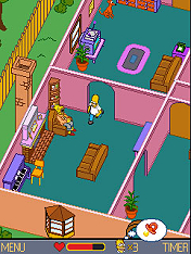 Screenshot: The Simpsons - Kernschmelze