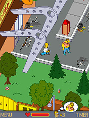 Screenshot: The Simpsons - Kernschmelze