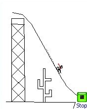 Screenshot: Line Rider Mobile