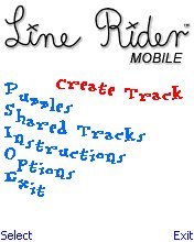 Screenshot: Line Rider Mobile