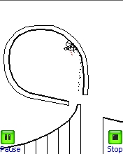 Screenshot: Line Rider Mobile