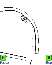 Screenshot: Line Rider Mobile