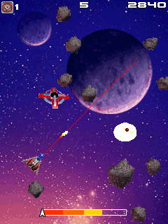 Screenshot: Asteroids