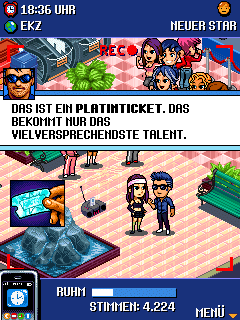 Screenshot: Pop Superstar - Dein Weg zu Ruhm