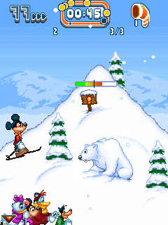 Screenshot: Disney Winter Games