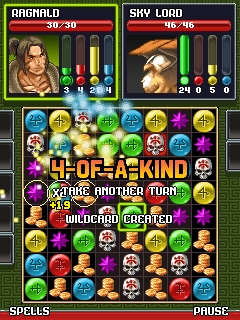 Screenshot: Puzzle Quest: Warlords