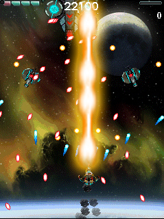 Screenshot: Space Impact Kappa Base