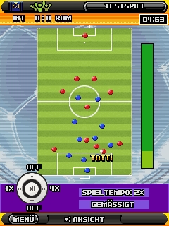 Screenshot: Real Football: Manager Edition 2009