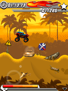 Screenshot: Stunt Car Racing 99 Tracks