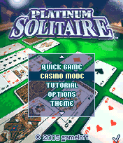 Screenshot: Platinum Solitaire